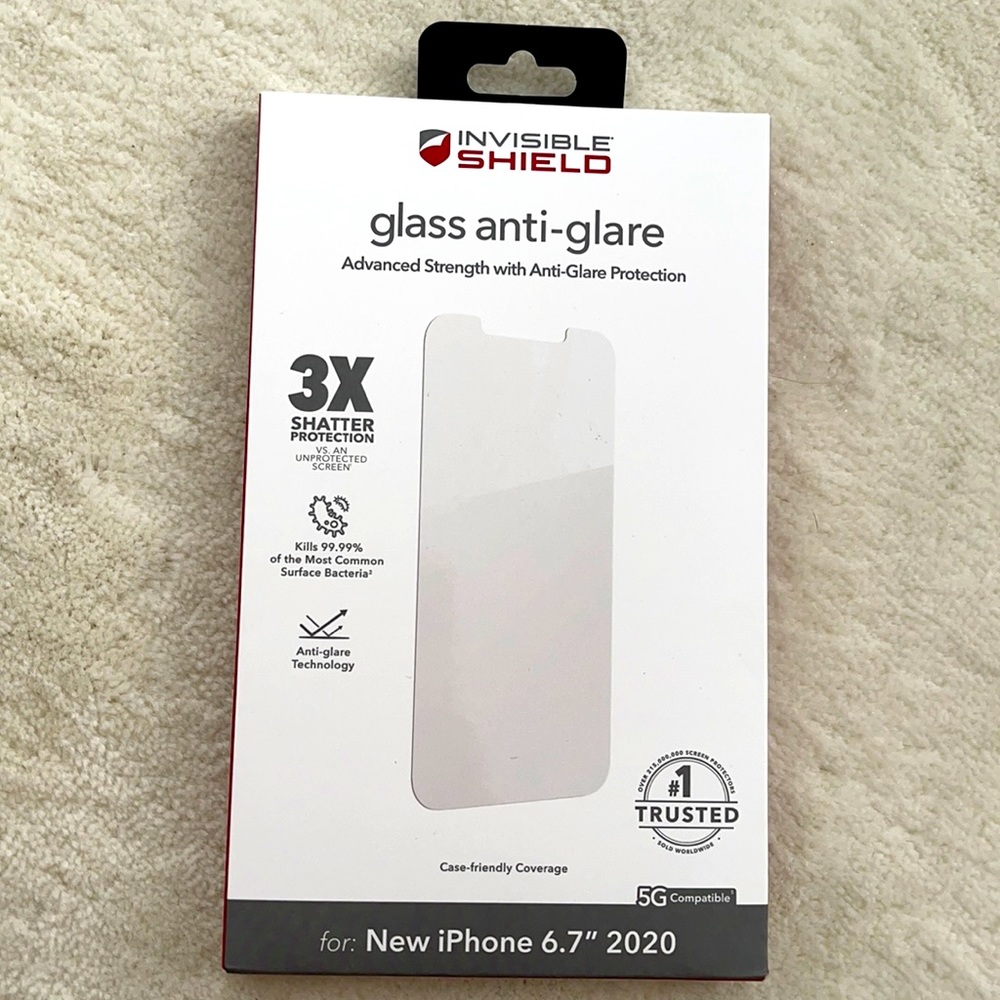 Invisible Shield anti-glare Glass